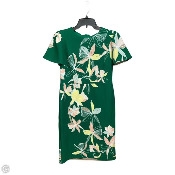 Dress Casual Midi By Liz Claiborne In Green, Size: S
