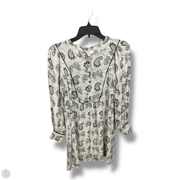 Dress Casual Midi By Loft In Black & White, Size: S