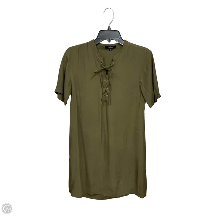 Dress Casual Midi By Madewell In Green, Size: Xs