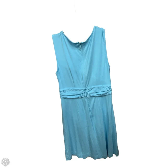 Dress Casual Midi By Talbots In Blue, Size: Mp