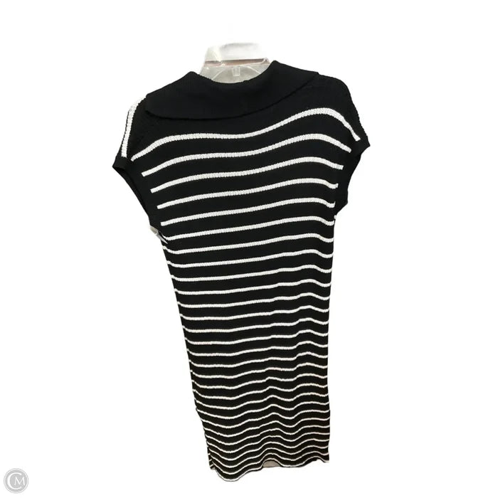 Dress Casual Midi By Zesica In Striped Pattern, Size: S