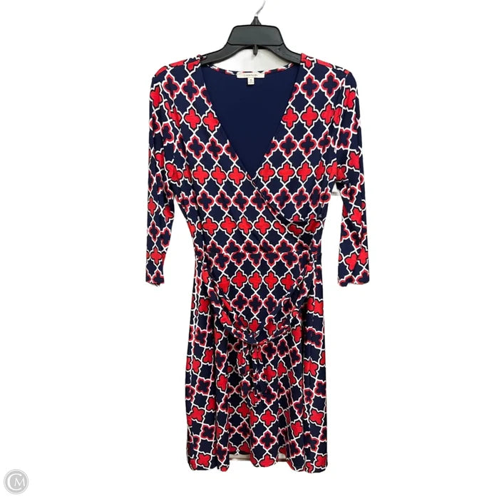 Dress Casual Short By 41 Hawthorn In Blue Red & White, Size: M