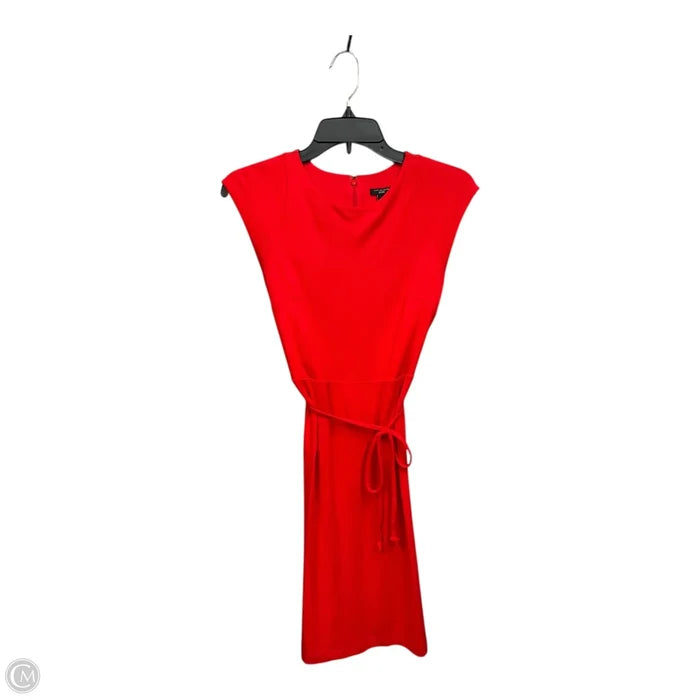 Dress Casual Short By Ann Taylor In Red, Size: 2p
