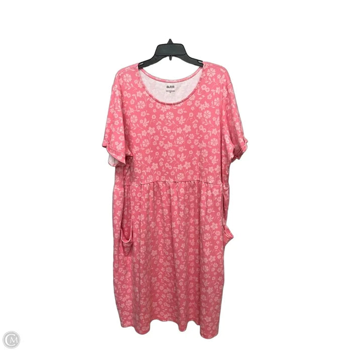 Dress Casual Short By Blair In Floral Print, Size: 3x