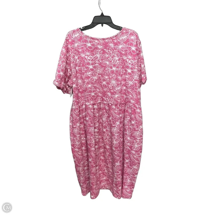 Dress Casual Short By Blair In Floral Print, Size: 3x
