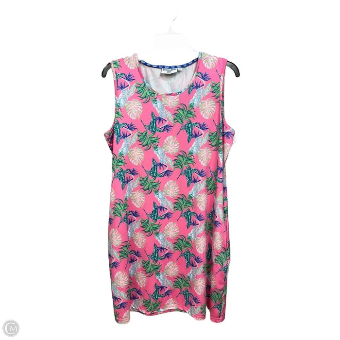 Dress Casual Short By Cmc In Tropical Print, Size: M