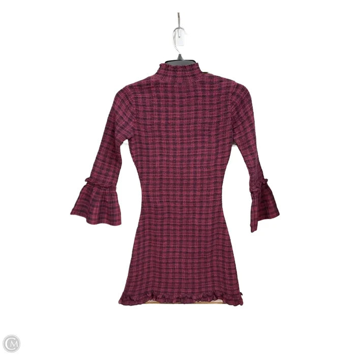 Dress Casual Short By Free People In Plaid Pattern, Size: Xs