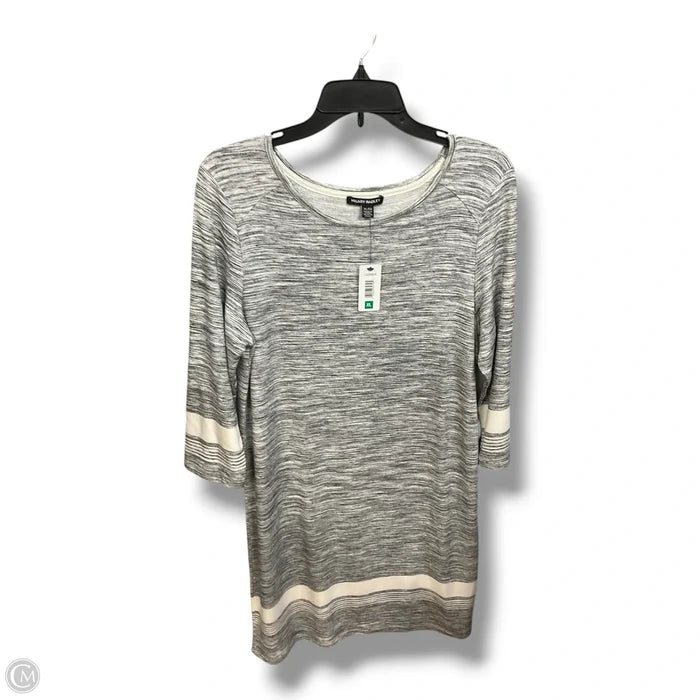 Dress Casual Short By Hilary Radley In Grey, Size: Xl