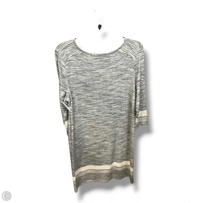 Dress Casual Short By Hilary Radley In Grey, Size: Xl