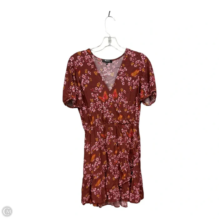 Dress Casual Short By Madewell In Floral Print, Size: M