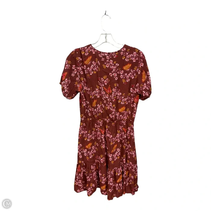 Dress Casual Short By Madewell In Floral Print, Size: M
