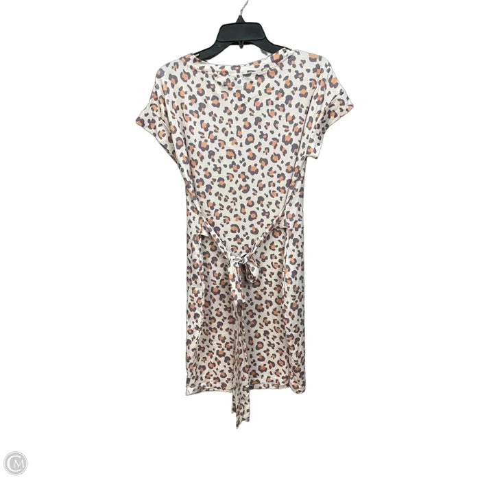 Dress Casual Short By Merokeety In Animal Print, Size: S