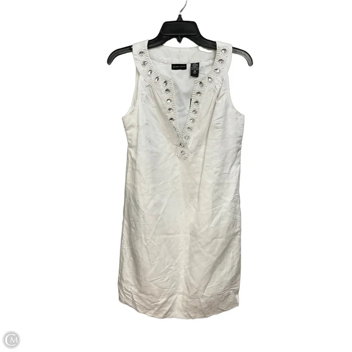 Dress Casual Short By New York And Co In White, Size: Xs