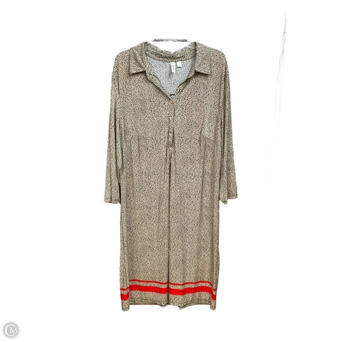 Dress Casual Short By Tacera In Animal Print, Size: 2x