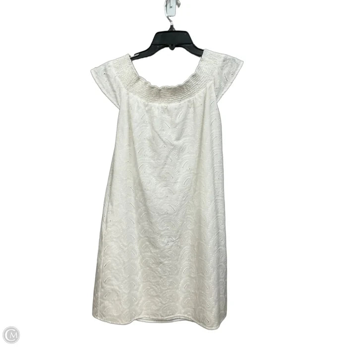 Dress Casual Short By Tommy Hilfiger In White, Size: M