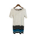 Dress Casual Short By White House Black Market In Striped Pattern, Size: M