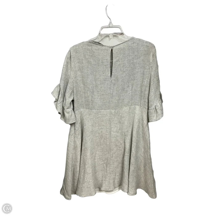 Dress Casual Short By Zara In Grey, Size: L