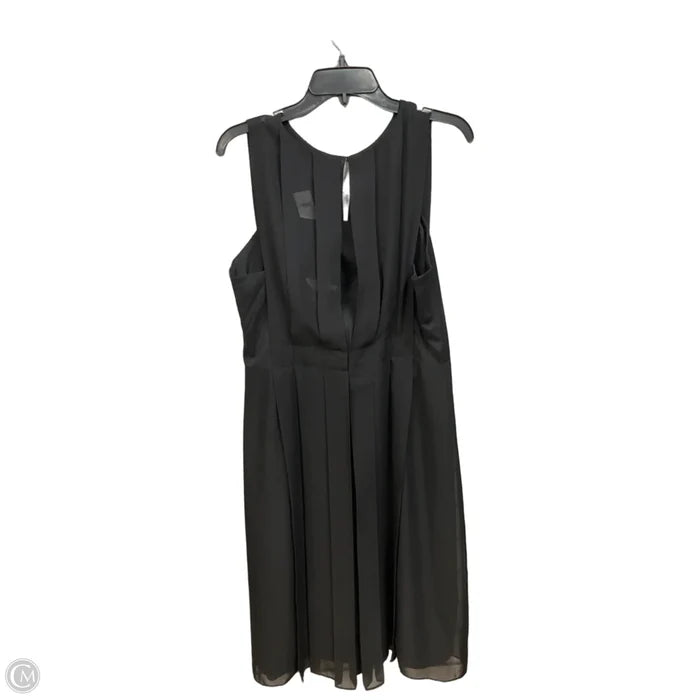 Dress Party Midi By Ann Taylor In Black, Size: L