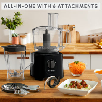 Easy Force, Food Processor &  Blender (6 Attachments, 25 Functions) food processor Easy Force, Food Processor &  Blender (6 Attachments, 25 Functions) Easy Force, Food Processor &  Blender (6 Attachments, 25 Functions) Moulinex