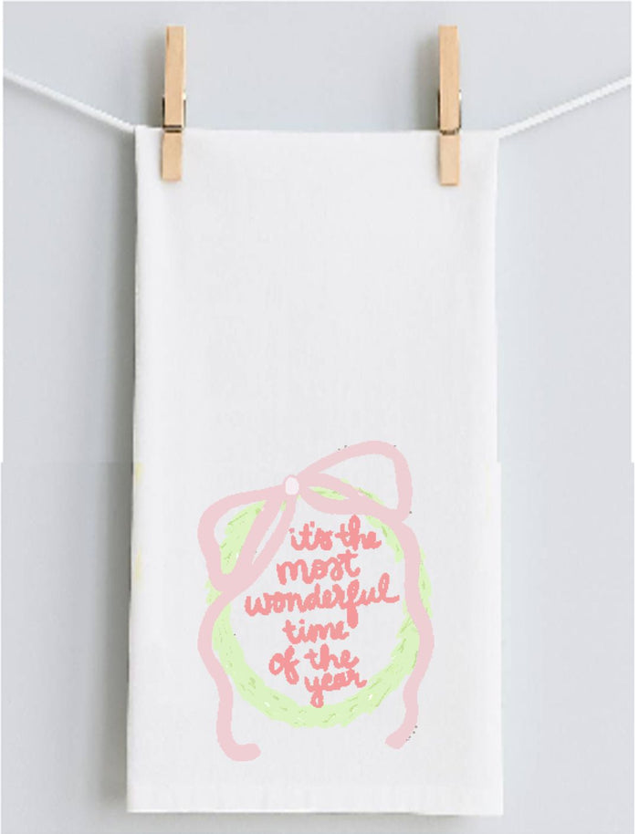 Emma Most Wonderful Time Tea Towel