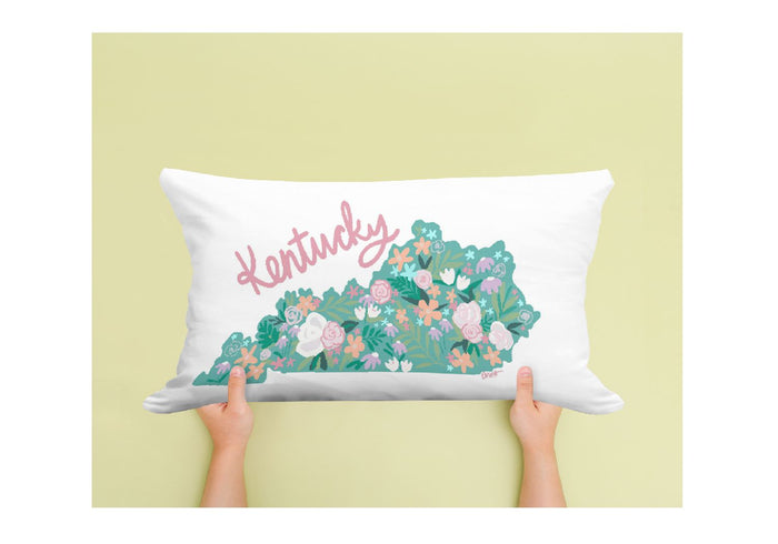 Emma's Southern State Kentucky  14x20 Lumbar Pillow
