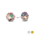 Enchanted Mini Bling Sterling Silver Stud Earrings