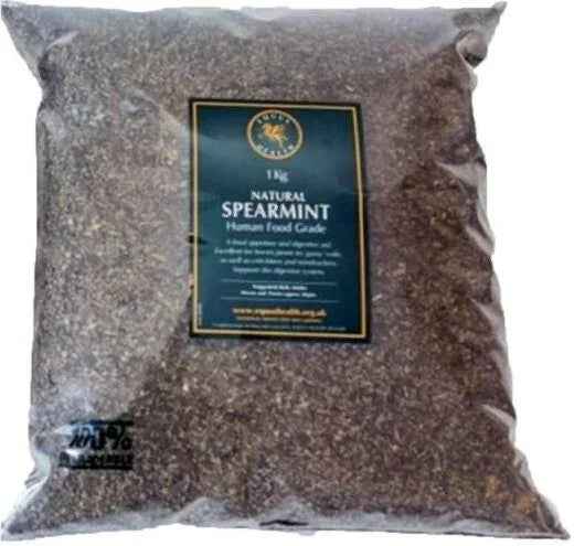 Equus Health Spearmint 1kg, dried spearmint fed to horses as a feed appetiser