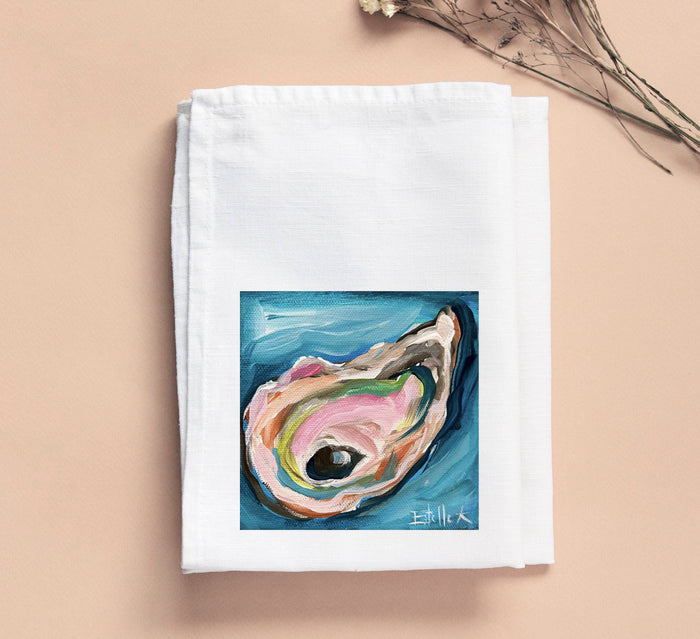 Estelle Oyster Love Tea Towel