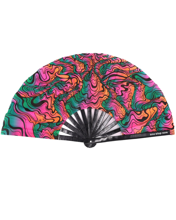 Extraterrestrial Hand Fan, Festival Fans 13.5", - One Stop Rave