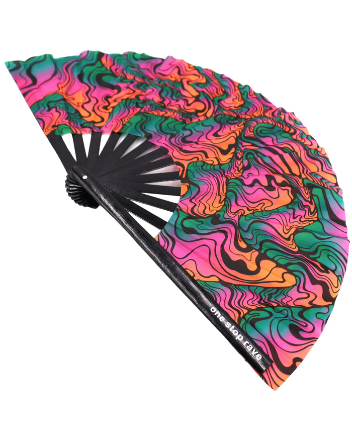 Extraterrestrial Hand Fan, Festival Fans 13.5", - One Stop Rave