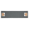 Farmhouse Black White Buffalo Plaid Pumpkin Table Runner 12x48 Inch Fall Autumn Harvest Kitchen Dining Decor
