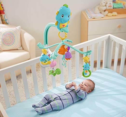Fisher-Price 3-in-1 Soothe & Play Seahorse Mobile