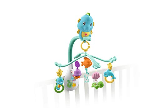 Fisher-Price 3-in-1 Soothe & Play Seahorse Mobile