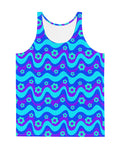 Flower Power Blue Tank Top, Tank Top, - One Stop Rave