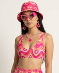 Flower Power Pink Lifted Top