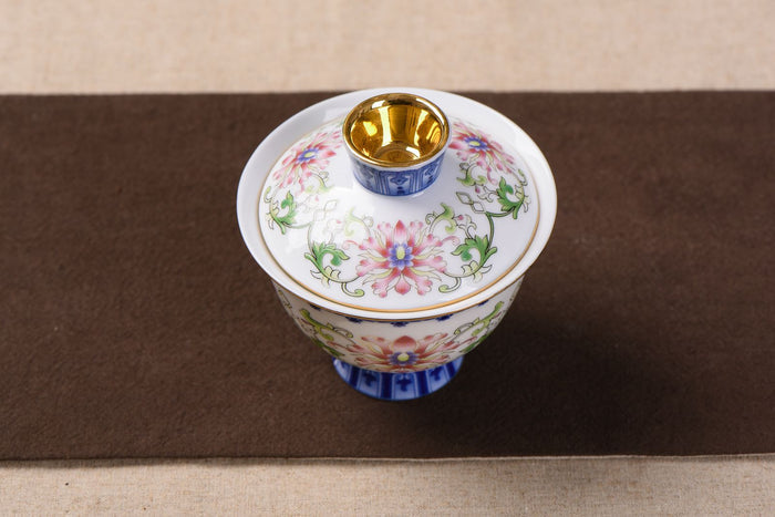 Foshan Qing Dynasty Style Mudan Flower Gaiwan * 150ml