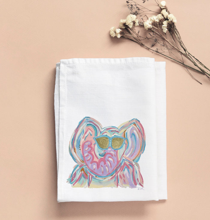 Fun Elephant Tea Towel