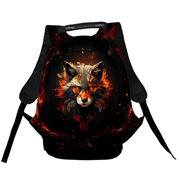 Futuristic Fox Anti-Theft Laptop Backpack – Urban Travel Bag