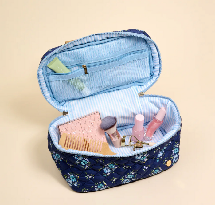 Glam & Go Quilted Cosmetic Bag