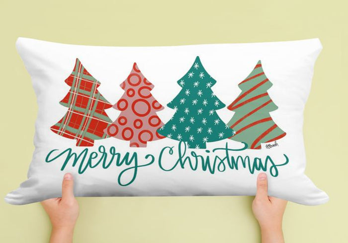 Haley 4 Patterned Trees Pillow