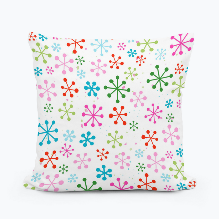Haley Snowflake Pattern Pillow