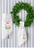 Haley's Curly Anthers Reindeer Wreath Sash