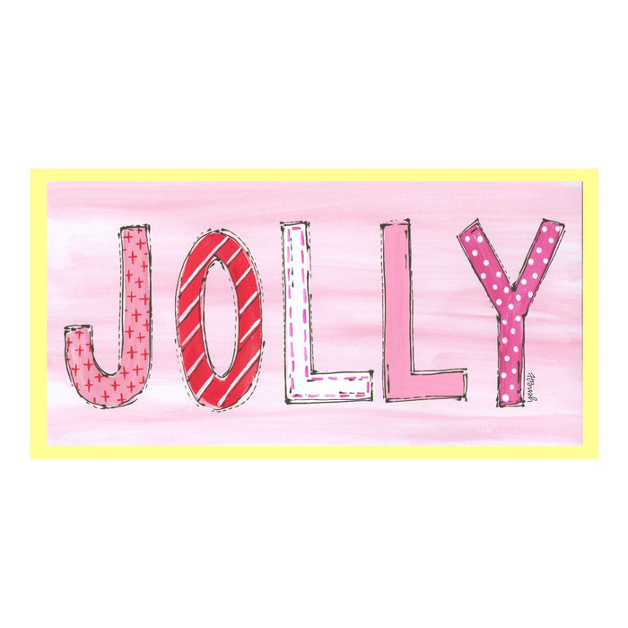 Haley's Pink Christmas Jolly Lumbar Swap