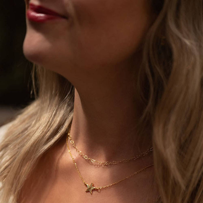 Heart Link Chain Necklace