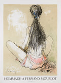 Hommage a Fernand Mourlot by Jean Jansem, 1989 - Mourlot Editions - Fine_Art - Poster - Lithograph - Wall Art - Vintage - Prints - Original