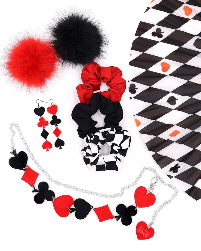 House of Cards Earrings, Dangle Earrings, - One Stop Rave