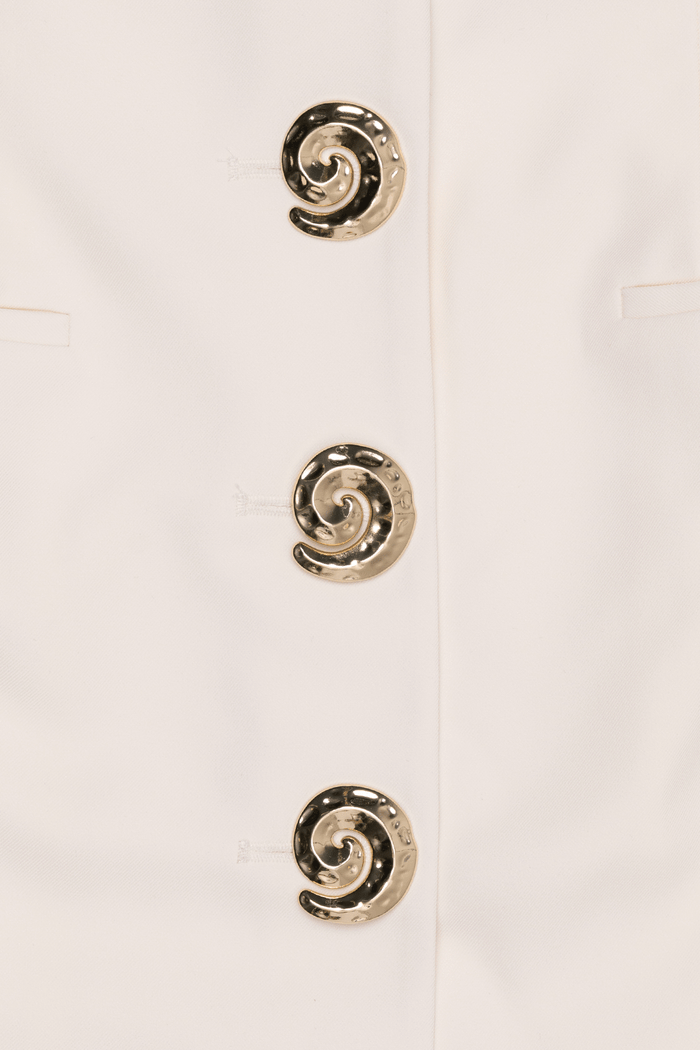Irida Vest Dress - Ivory