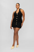 Irida Vest Dress - Noir