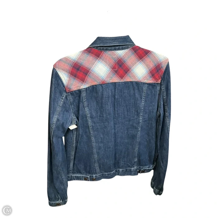 Jacket Denim By Gap In Blue, Size: M