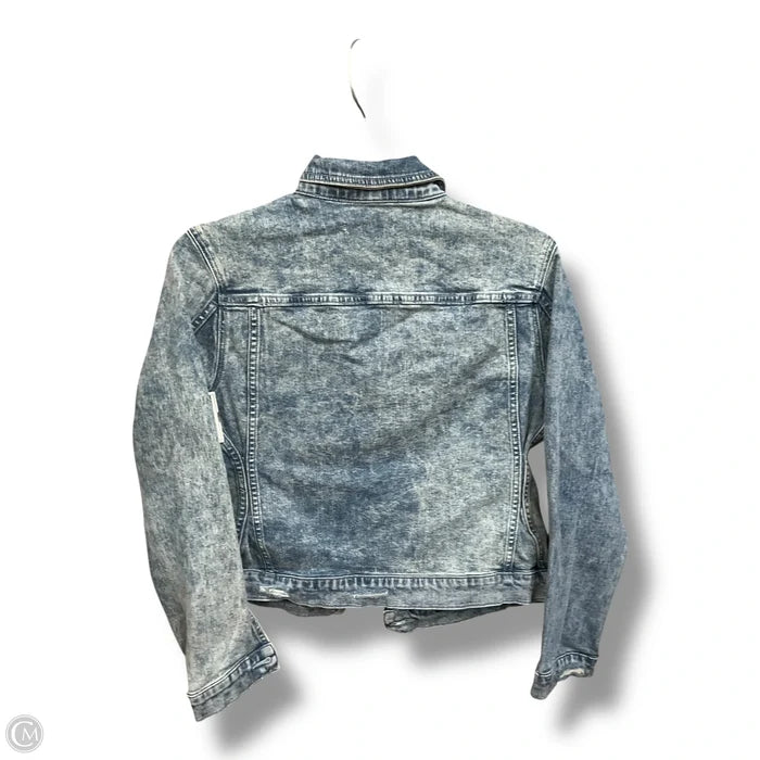 Jacket Denim By Vigoss In Blue Denim, Size: S